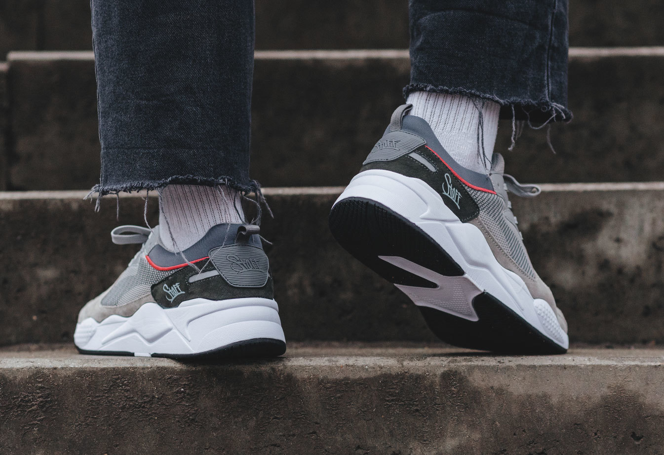 Sneakersy Staff gray reflective