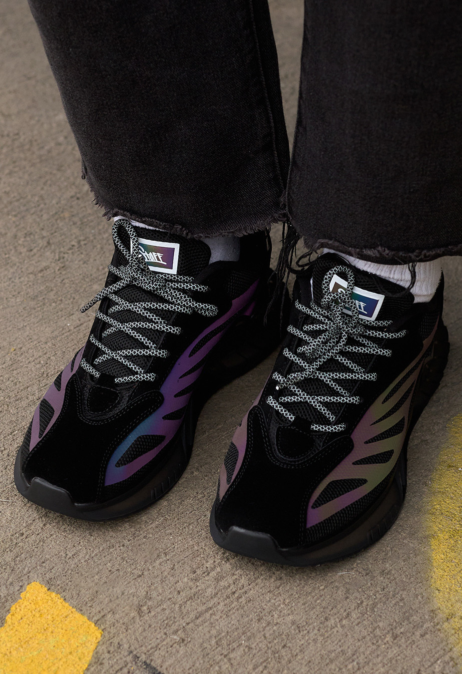 Sneakersy Staff black & reflective