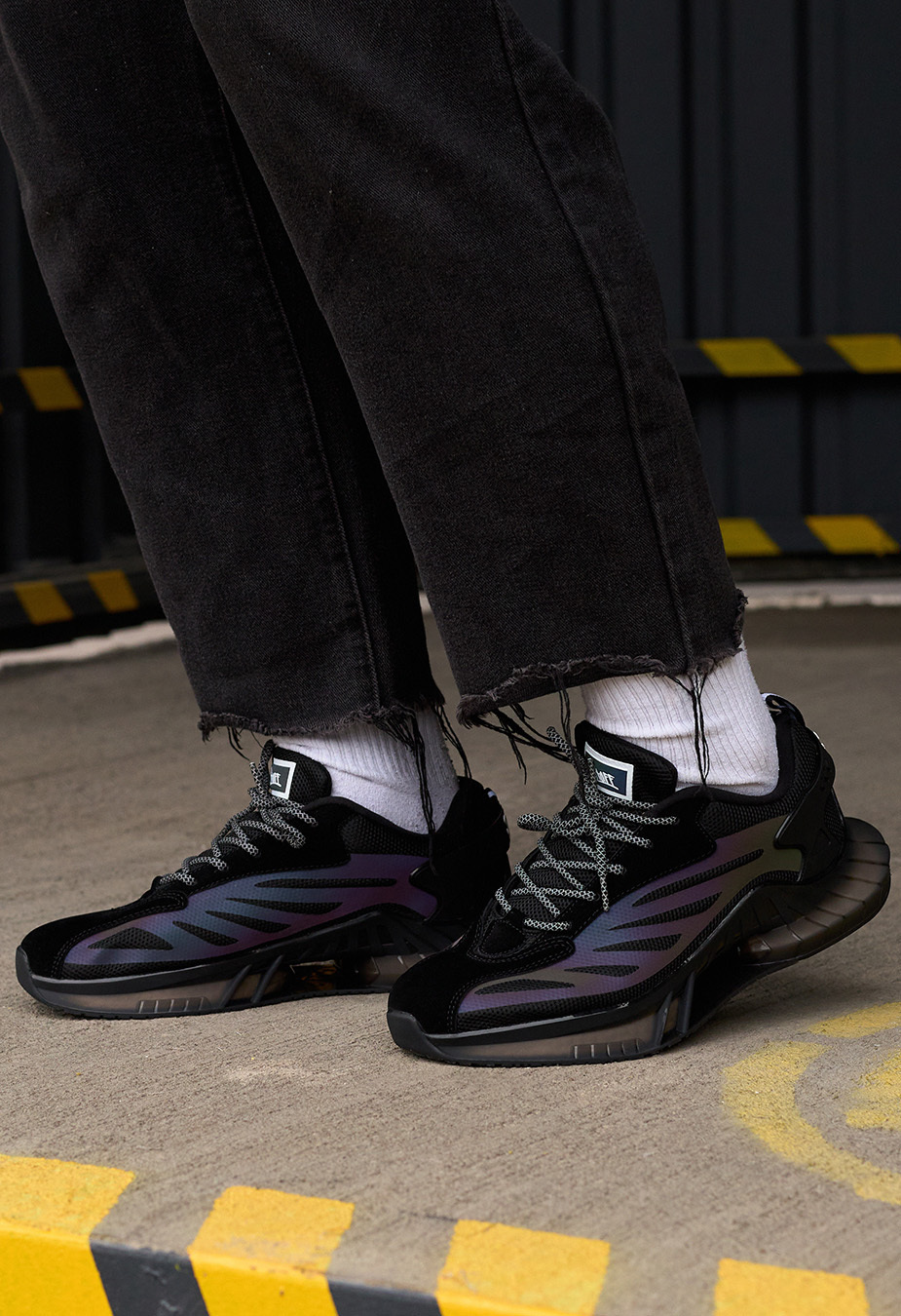 Sneakersy Staff black & reflective