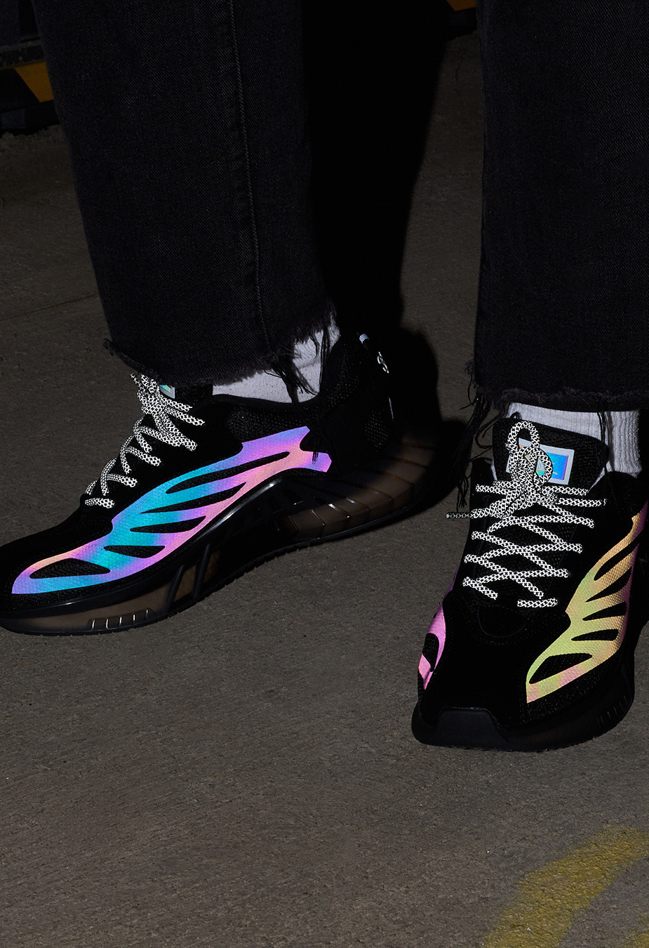 Sneakersy Staff black & reflective