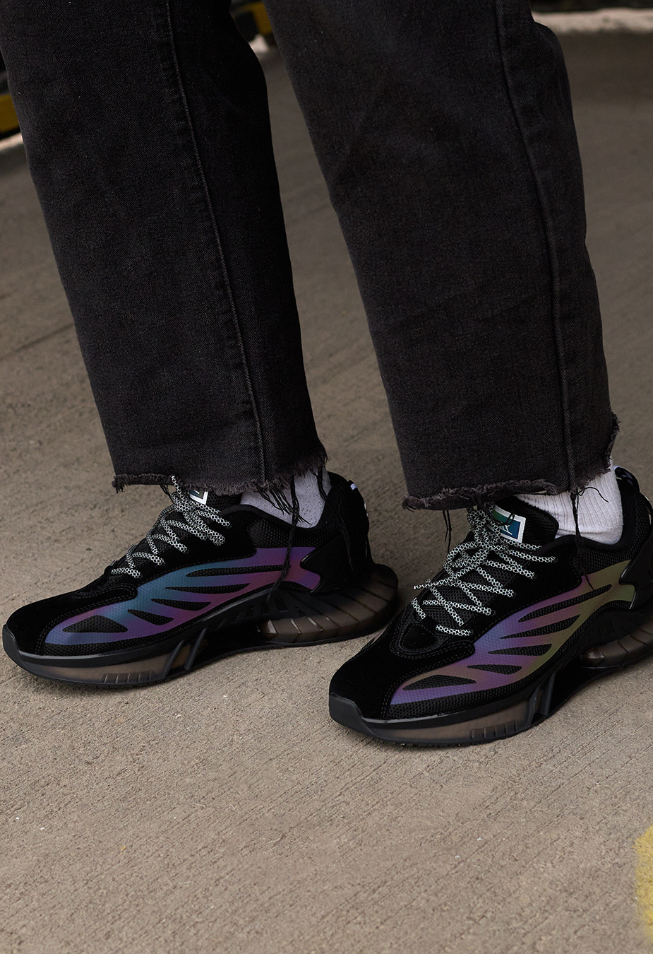 Sneakersy Staff black & reflective