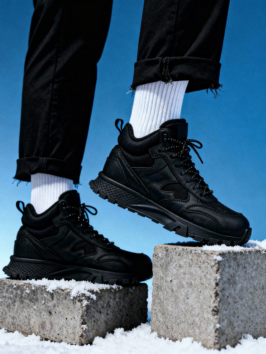 Sneakersy zimowe Staff black