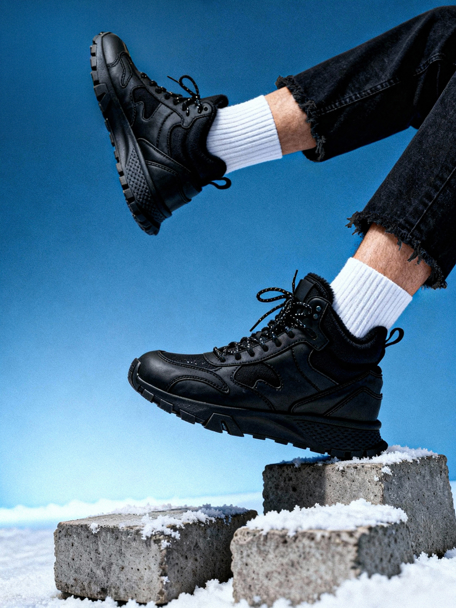 Sneakersy zimowe Staff black