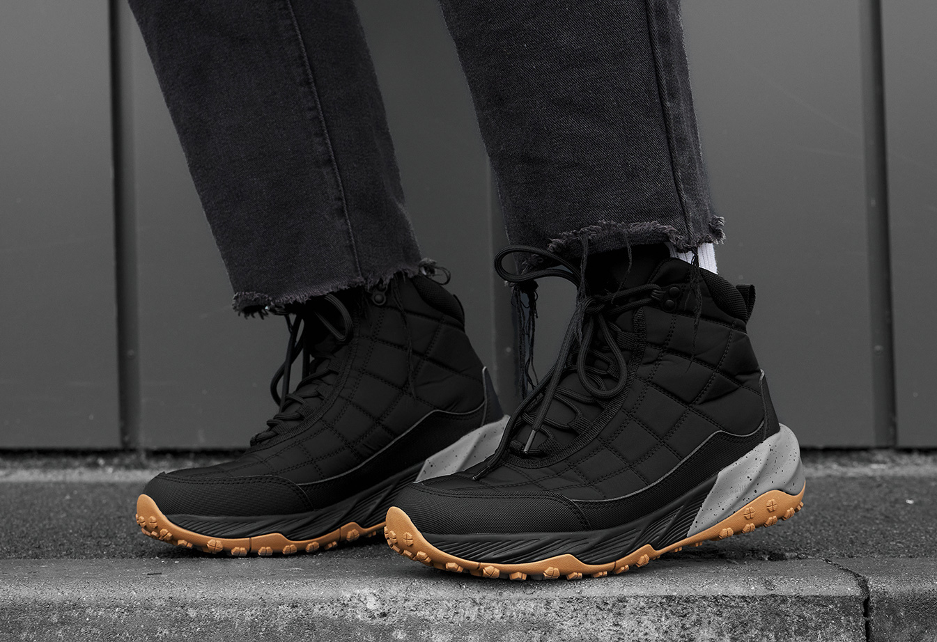 Buty zimowe Staff black3 (futro)