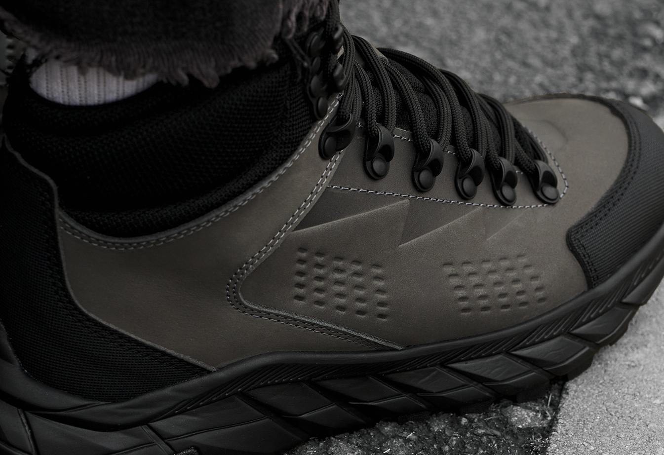 Buty sportowe Staff gray & black (futro)