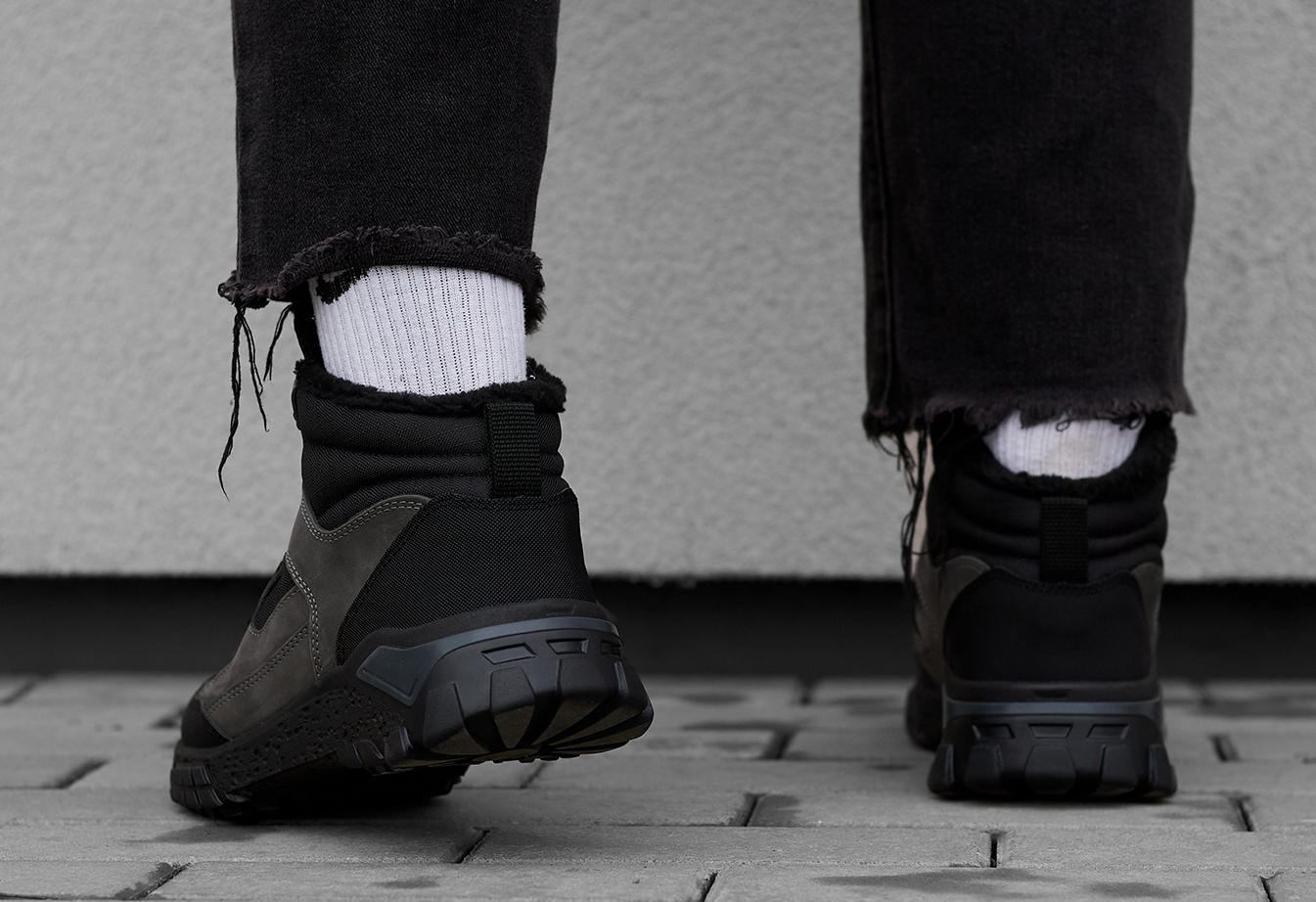 Sneakersy zimowe Staff black & gray 