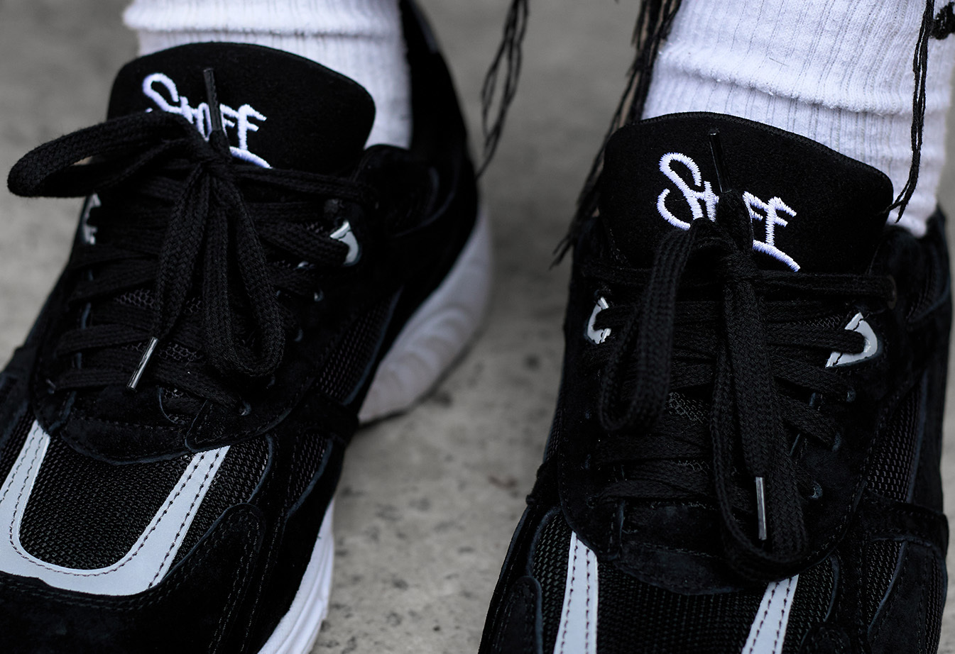 Sneakersy Staff black & reflective