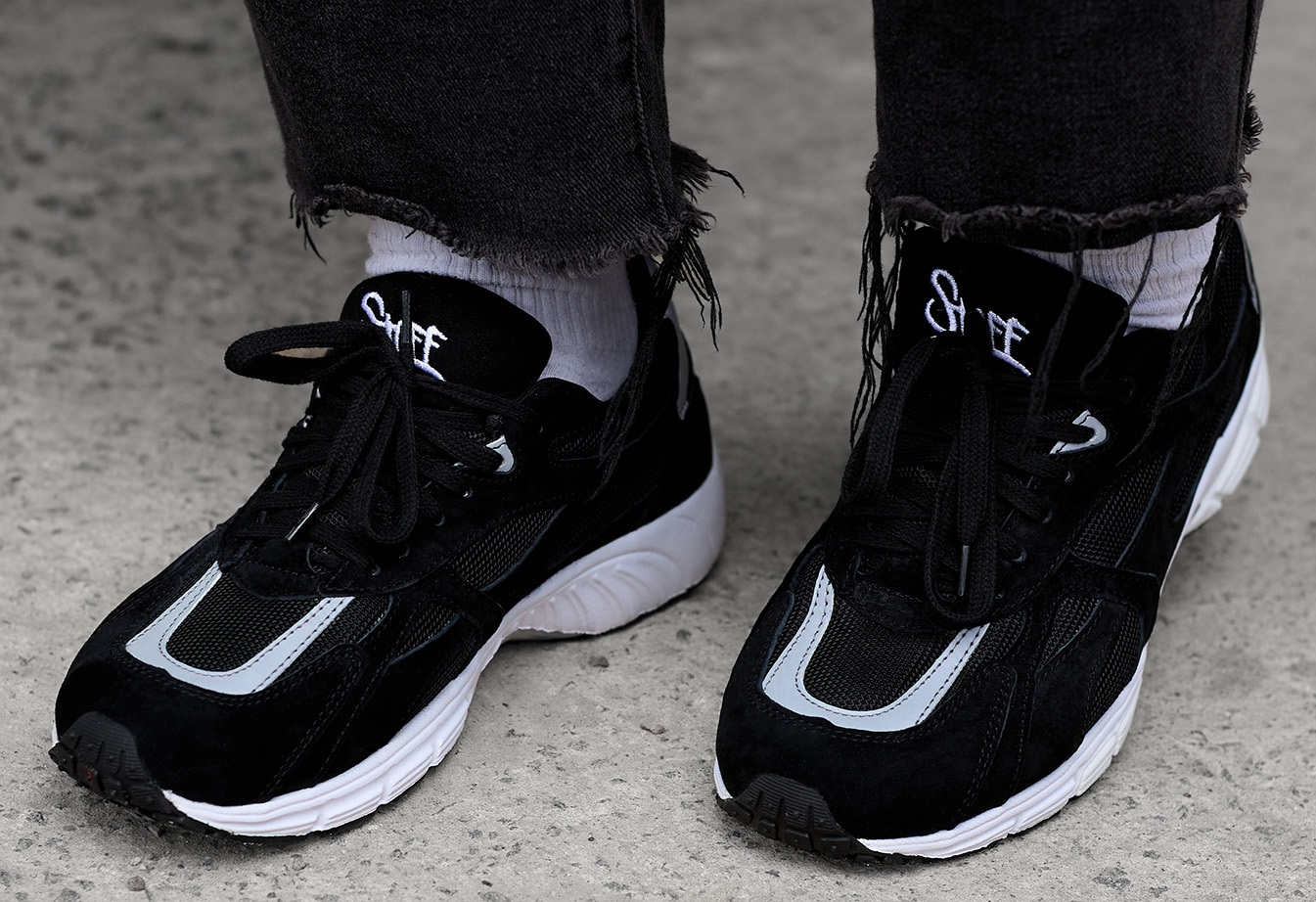 Sneakersy Staff black & reflective