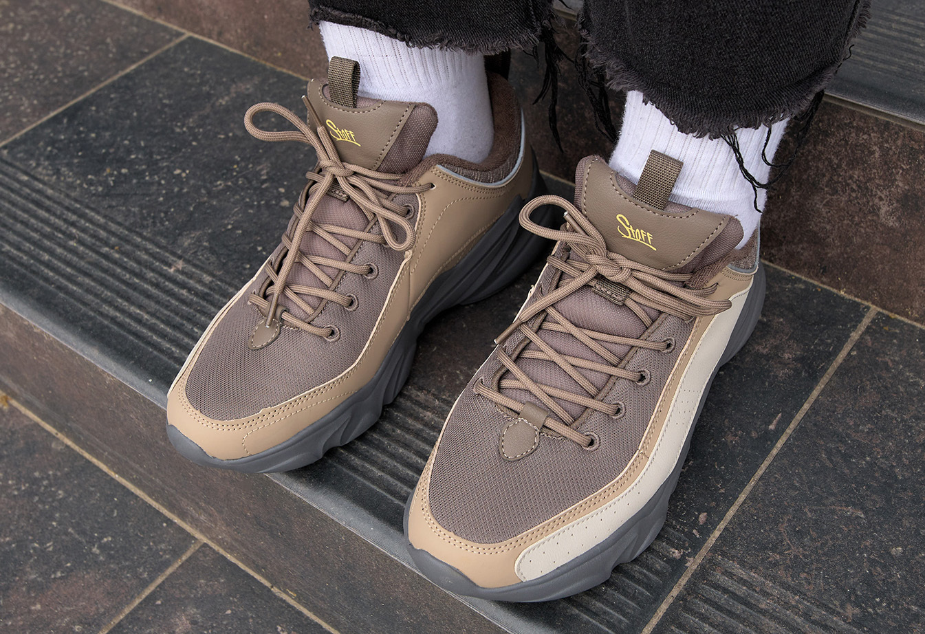 Sneakersy Staff brown