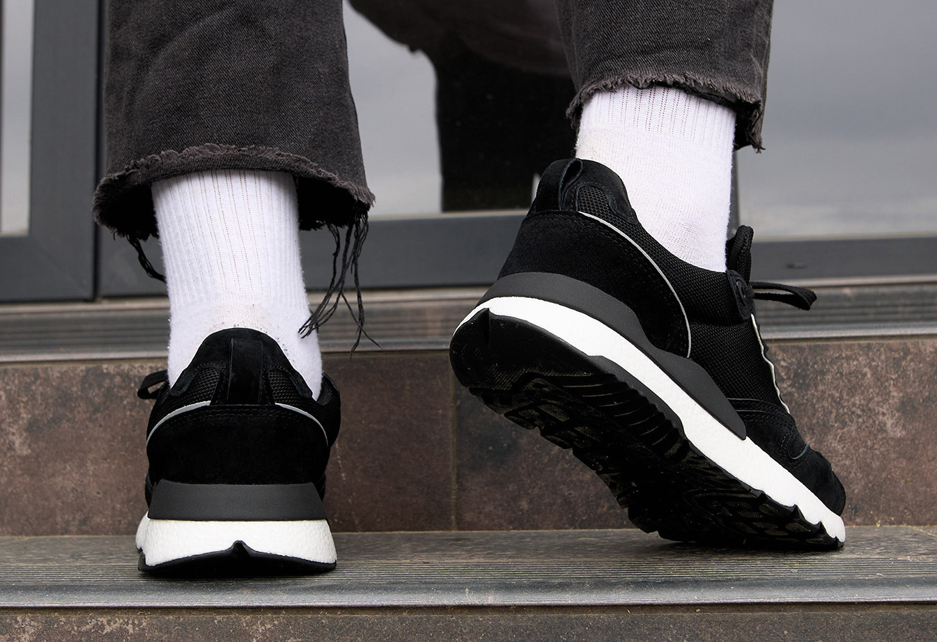 Sneakersy Staff black reflective
