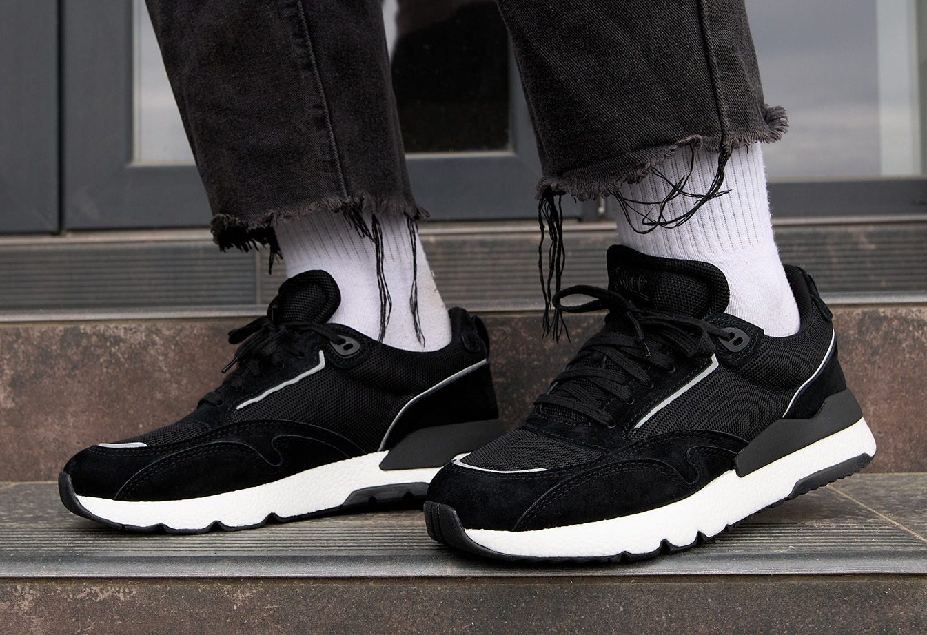 Sneakersy Staff black reflective