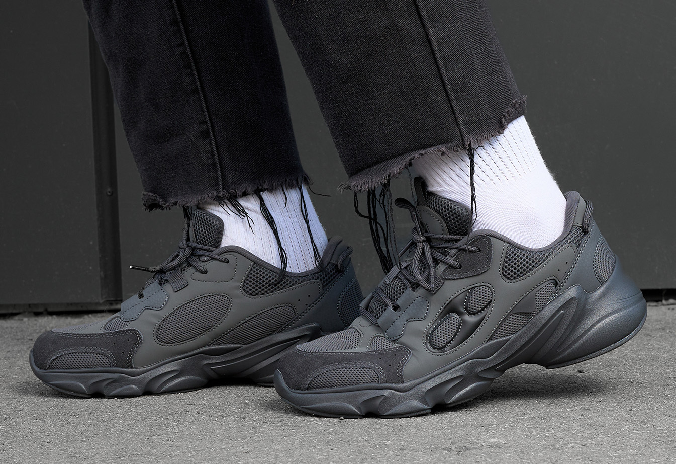 Sneakersy Staff dark gray