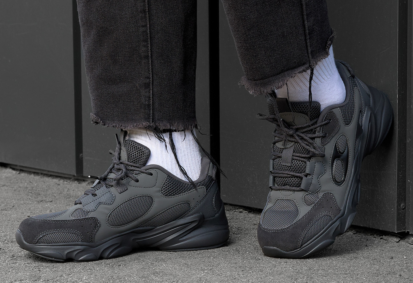 Sneakersy Staff dark gray