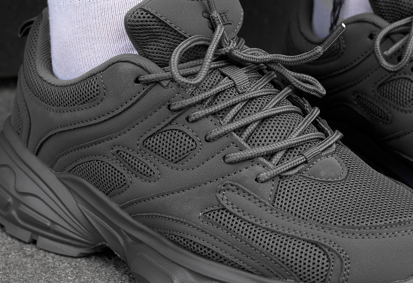 Sneakersy Staff all dark gray