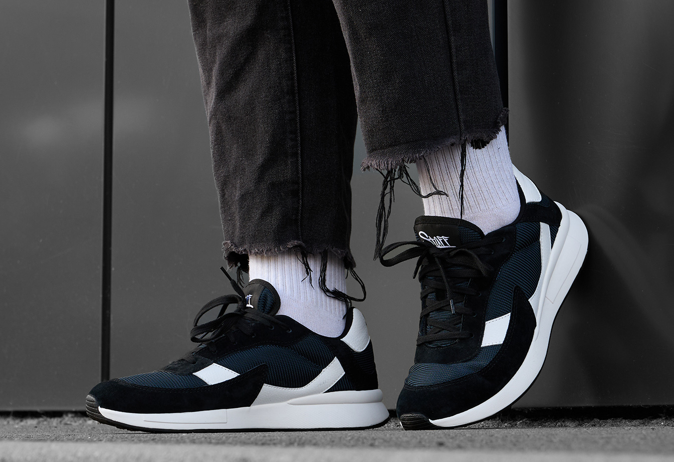 Sneakersy Staff black & white