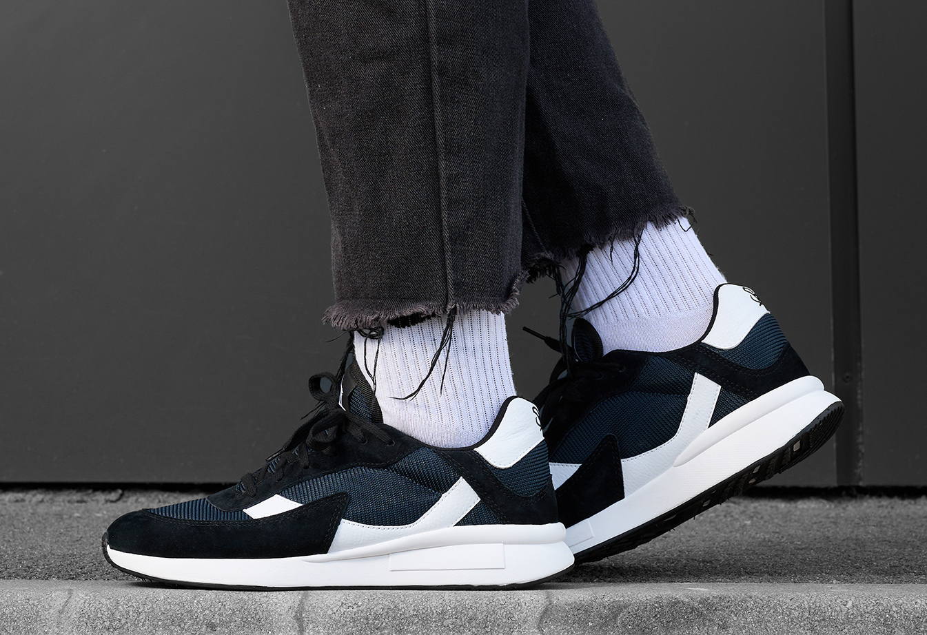 Sneakersy Staff black & white