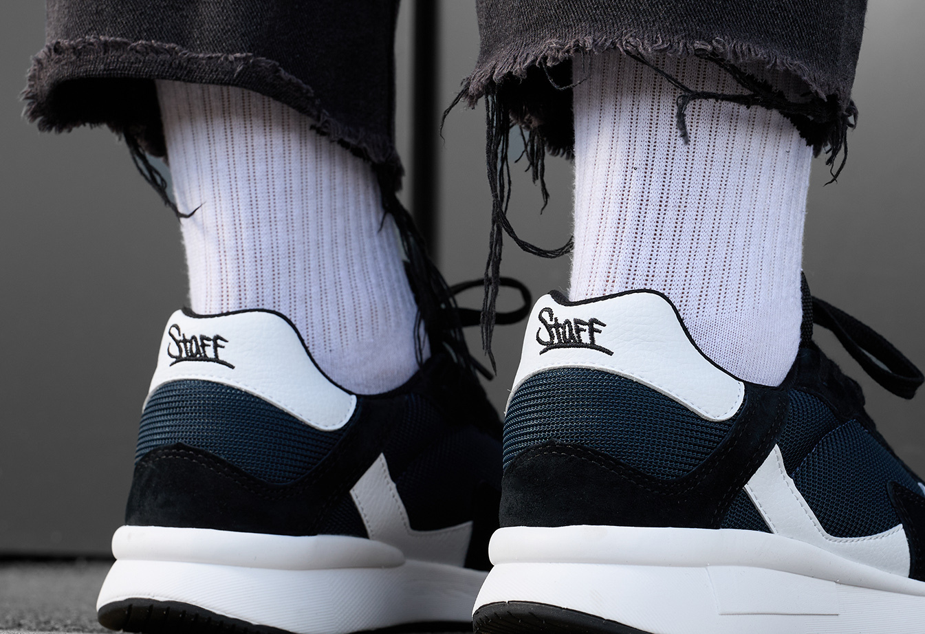 Sneakersy Staff black & white