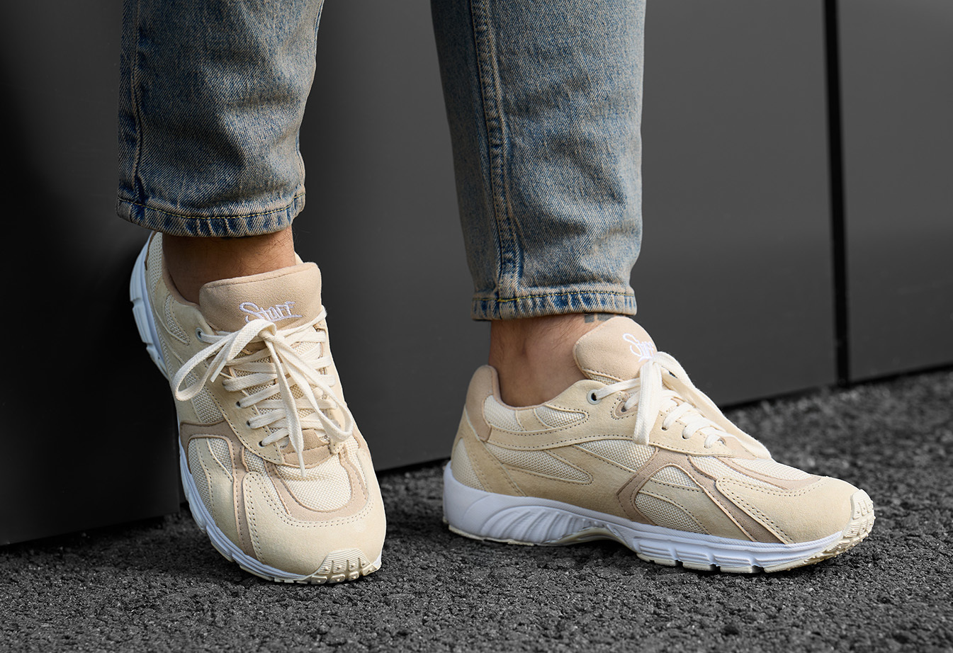 Sneakersy Staff all beige