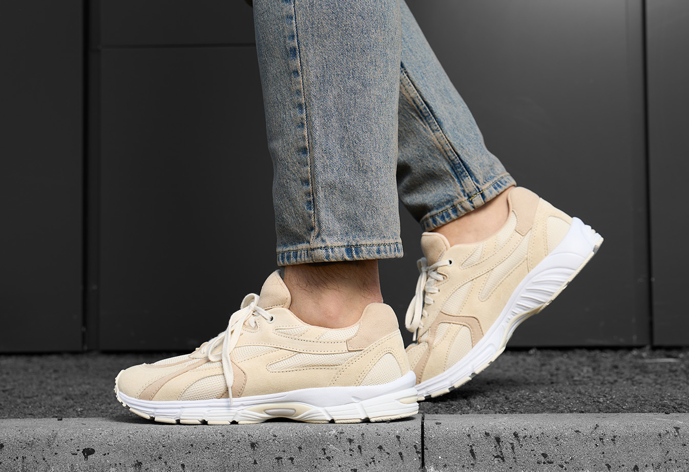 Sneakersy Staff all beige