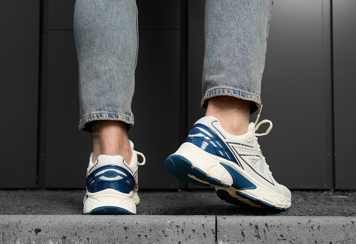 Sneakersy Staff beige & navy