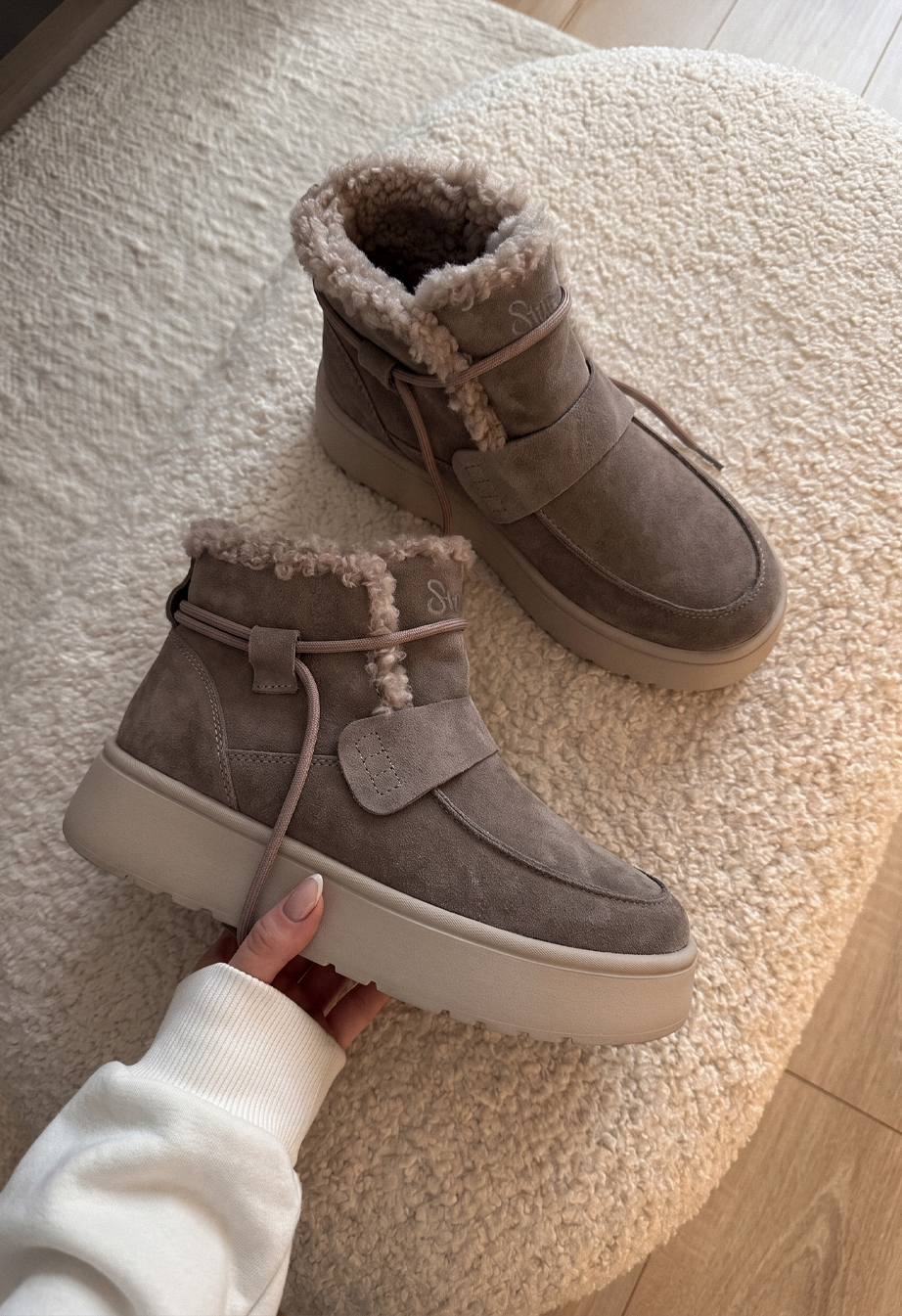 Buty damskie Staff light brown
