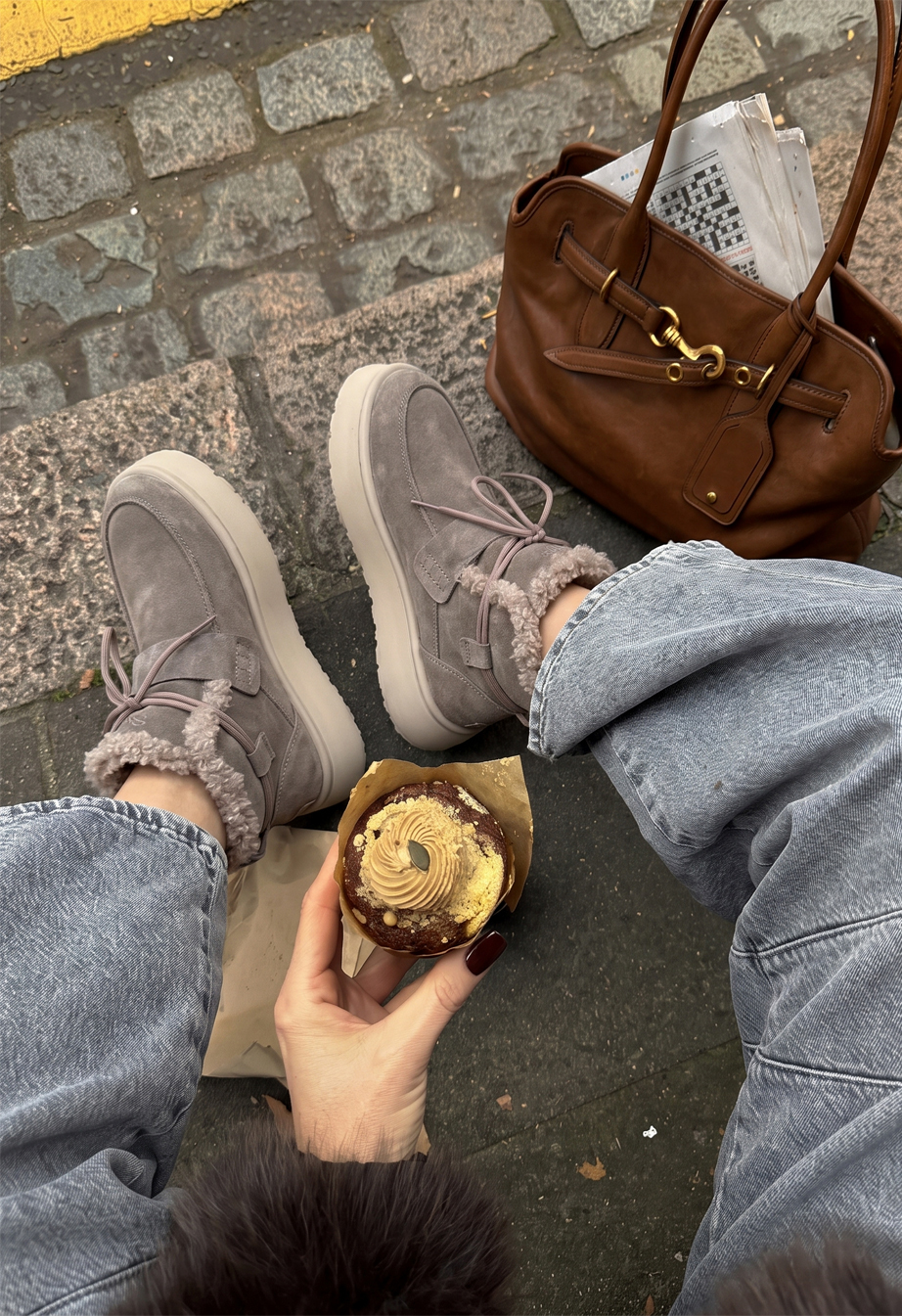 Buty damskie Staff light brown