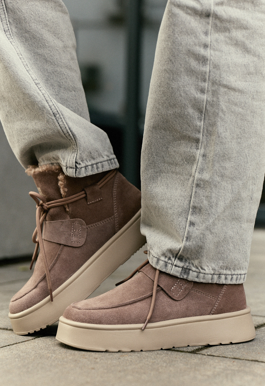 Buty damskie Staff light brown