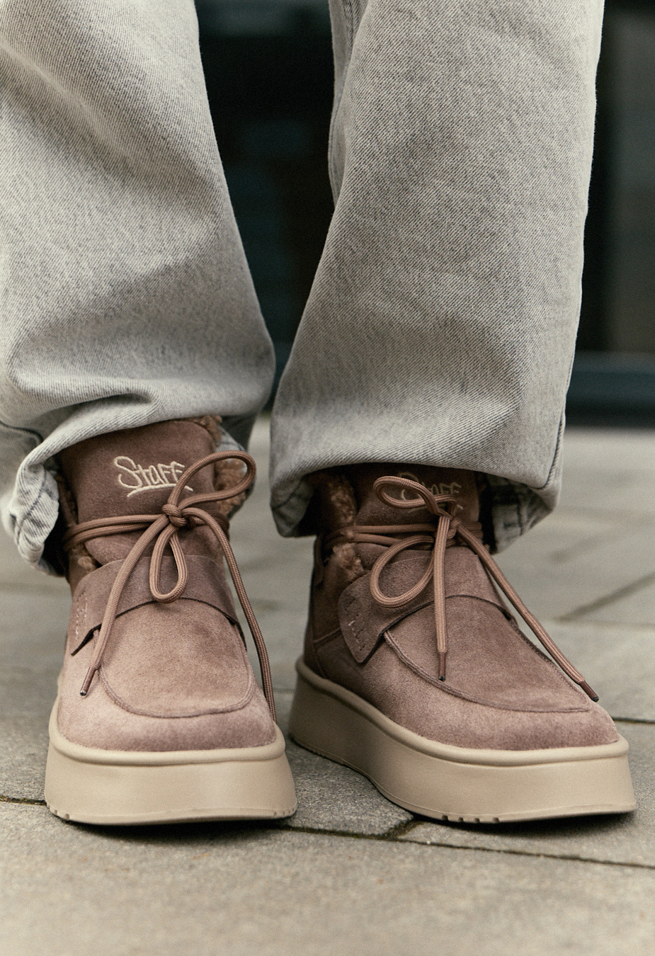 Buty damskie Staff light brown