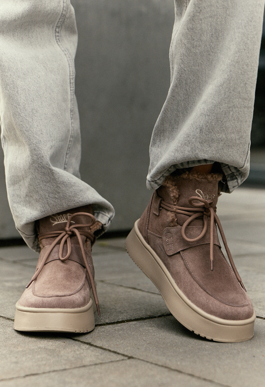 Buty damskie Staff light brown