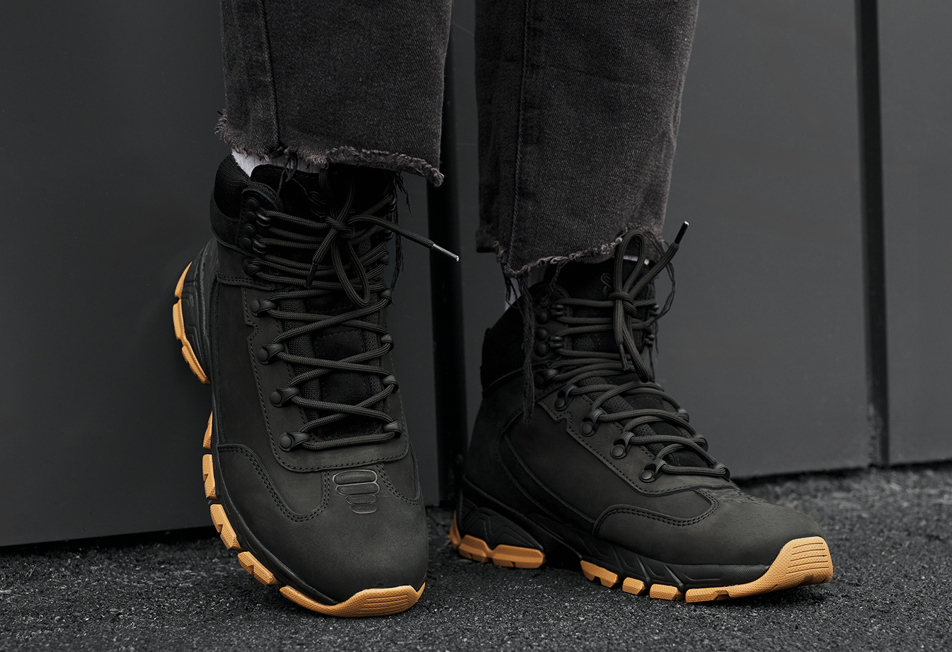 Buty zimowe Staff black (futro)