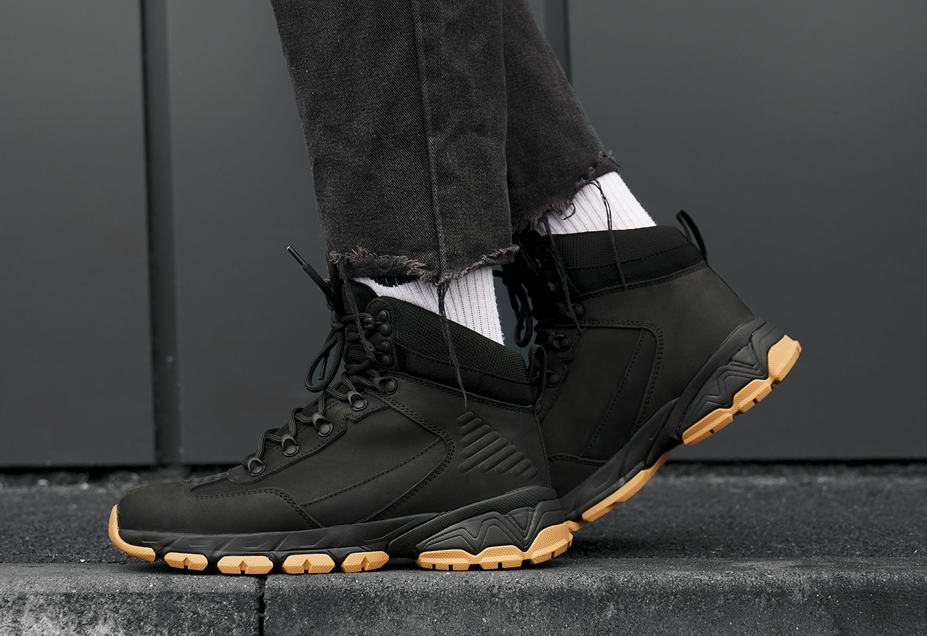 Buty zimowe Staff black (futro)