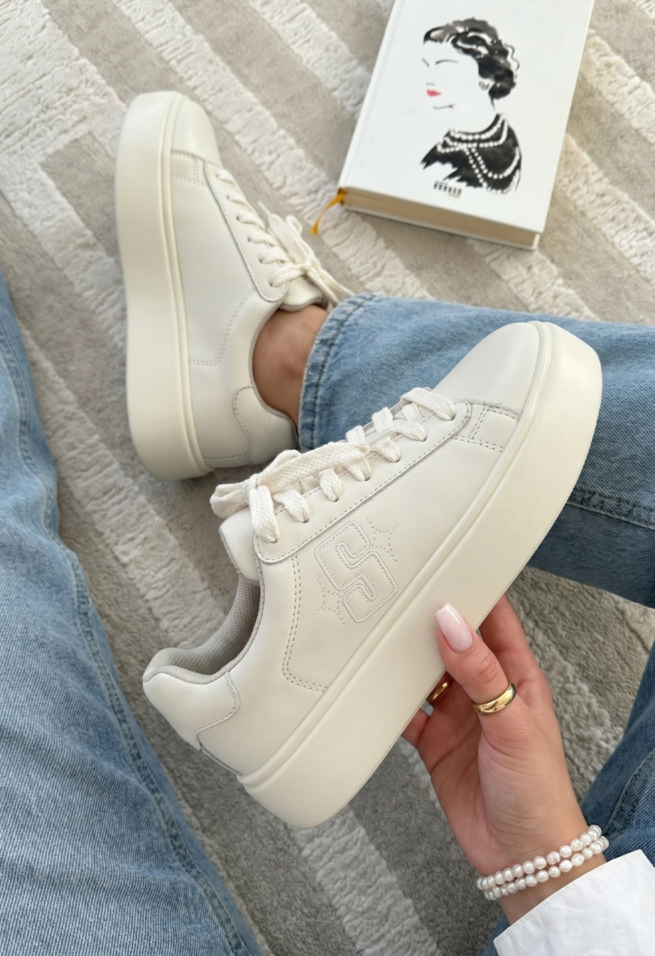 Buty sportowe Staff light beige