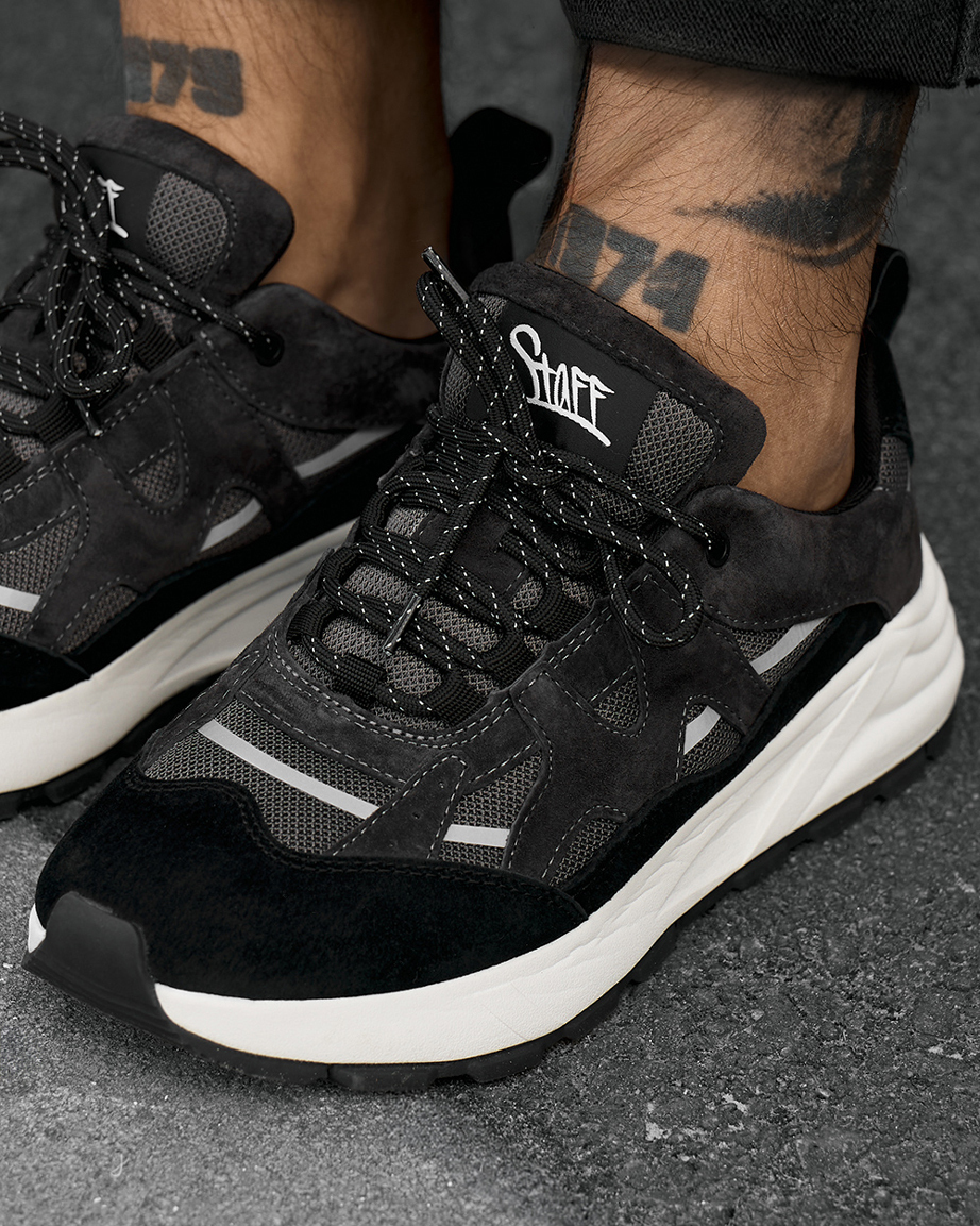 Buty sportowe Staff black & gray reflective