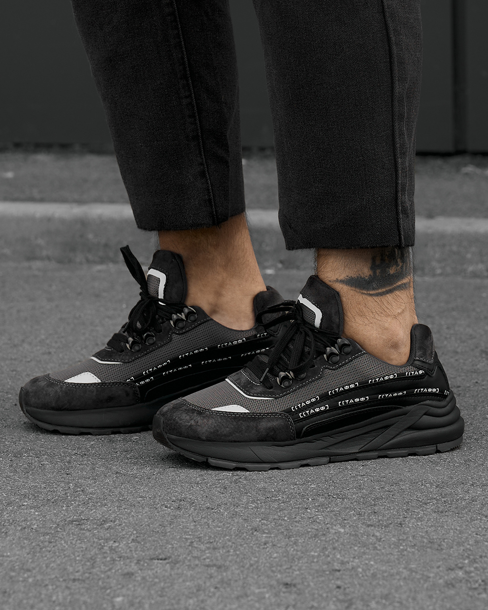 Buty sportowe Staff black & gray reflective