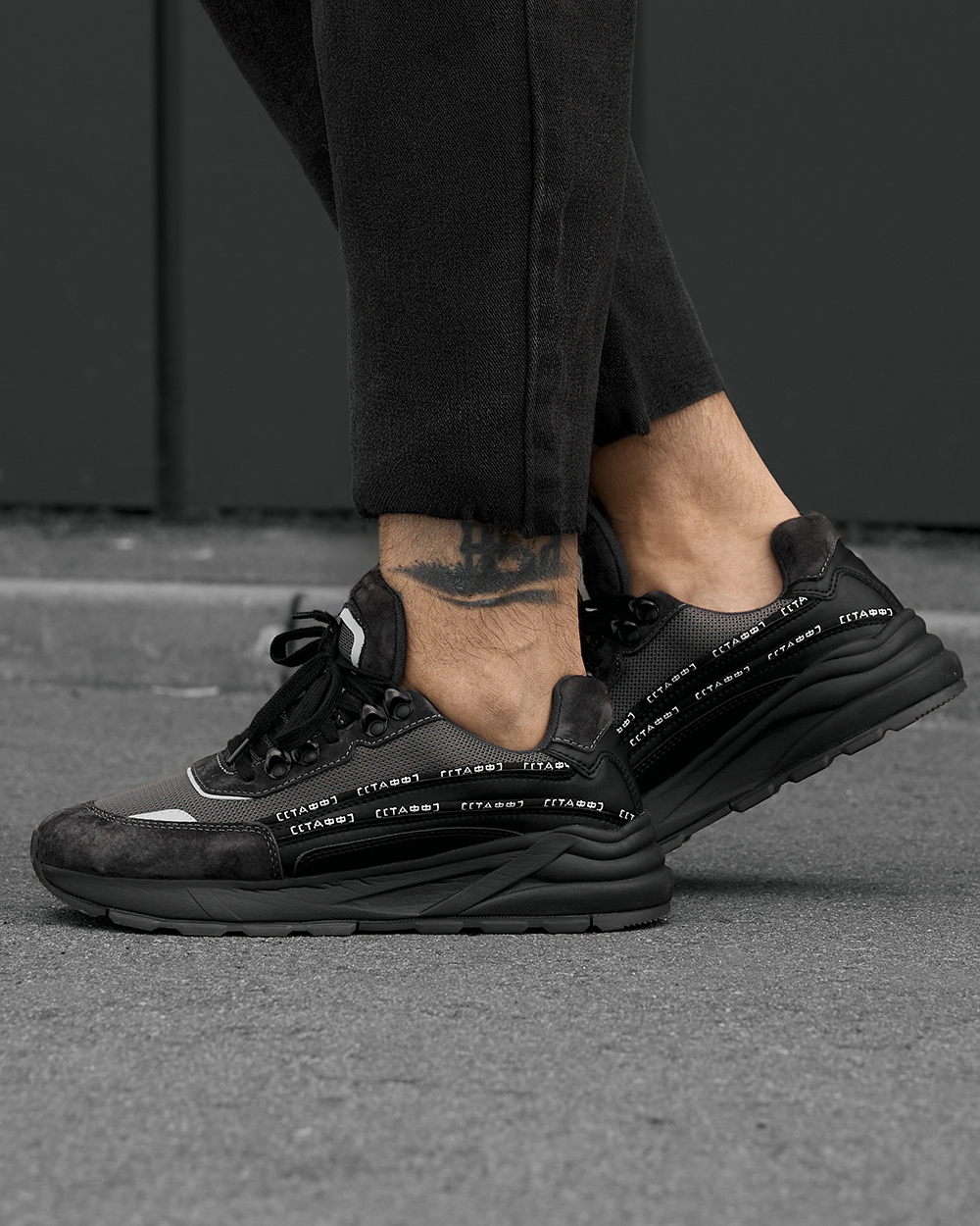 Buty sportowe Staff black & gray reflective