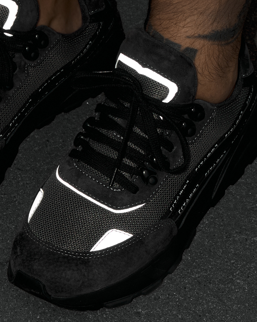 Buty sportowe Staff black & gray reflective