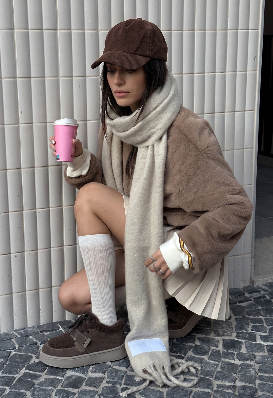 Buty damskie Staff brown