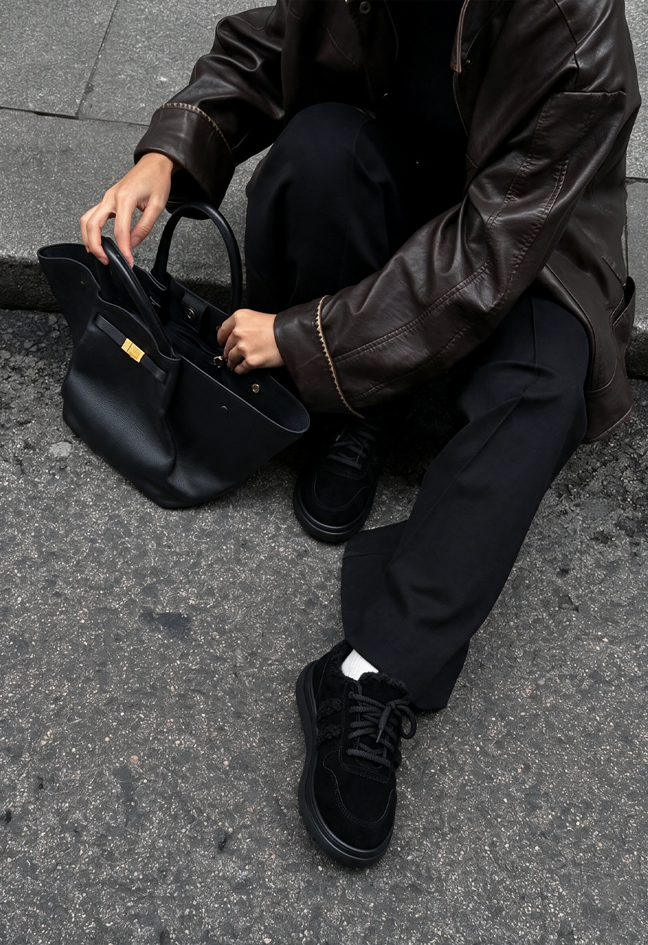 Buty damskie Staff black