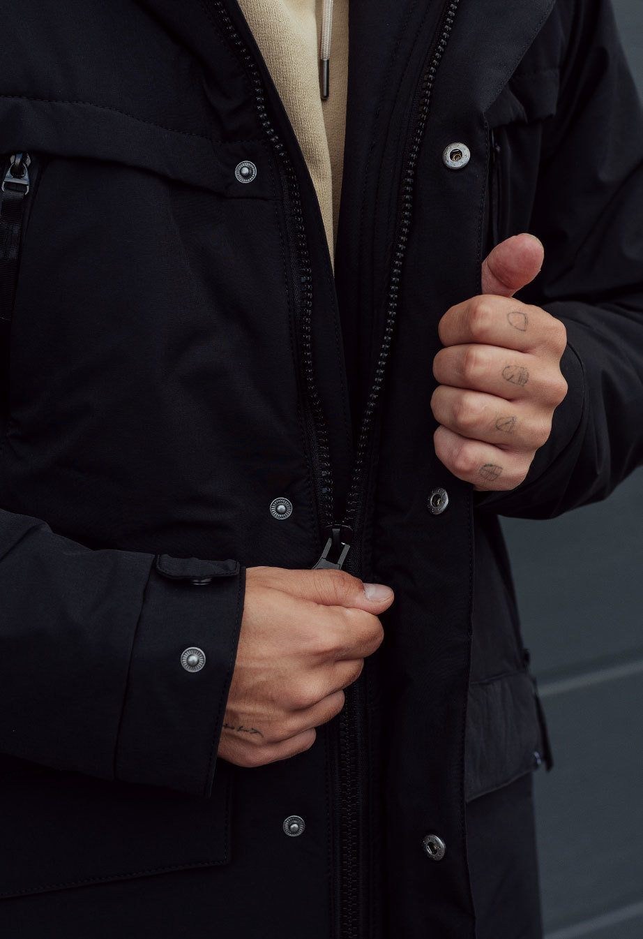 Parka zimowa Staff artika black