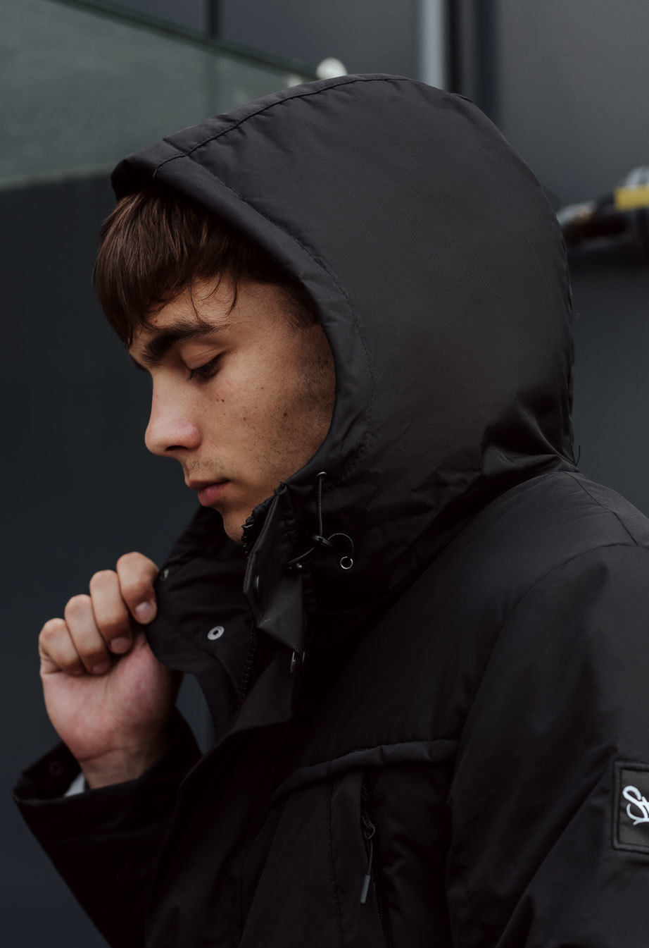 Zimowa parka Staff sta black