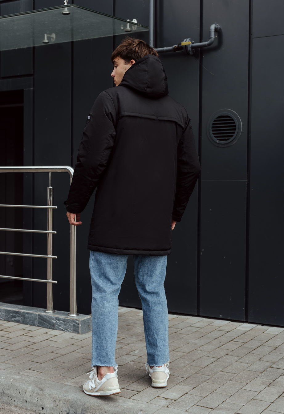 Zimowa parka Staff sta black