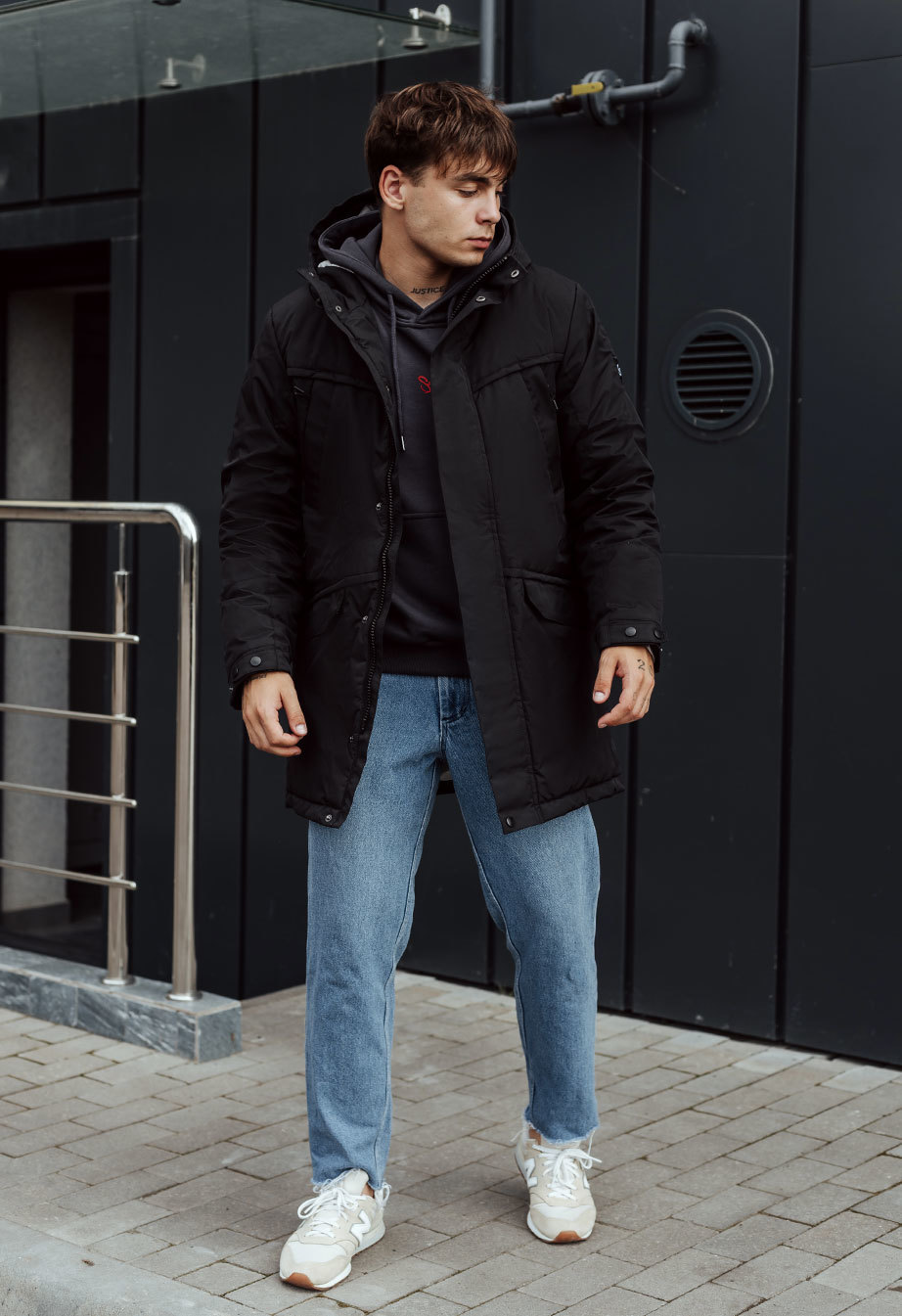 Zimowa parka Staff sta black