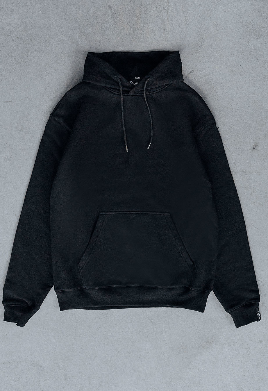 Bluza z kapturem Staff black basic oversize