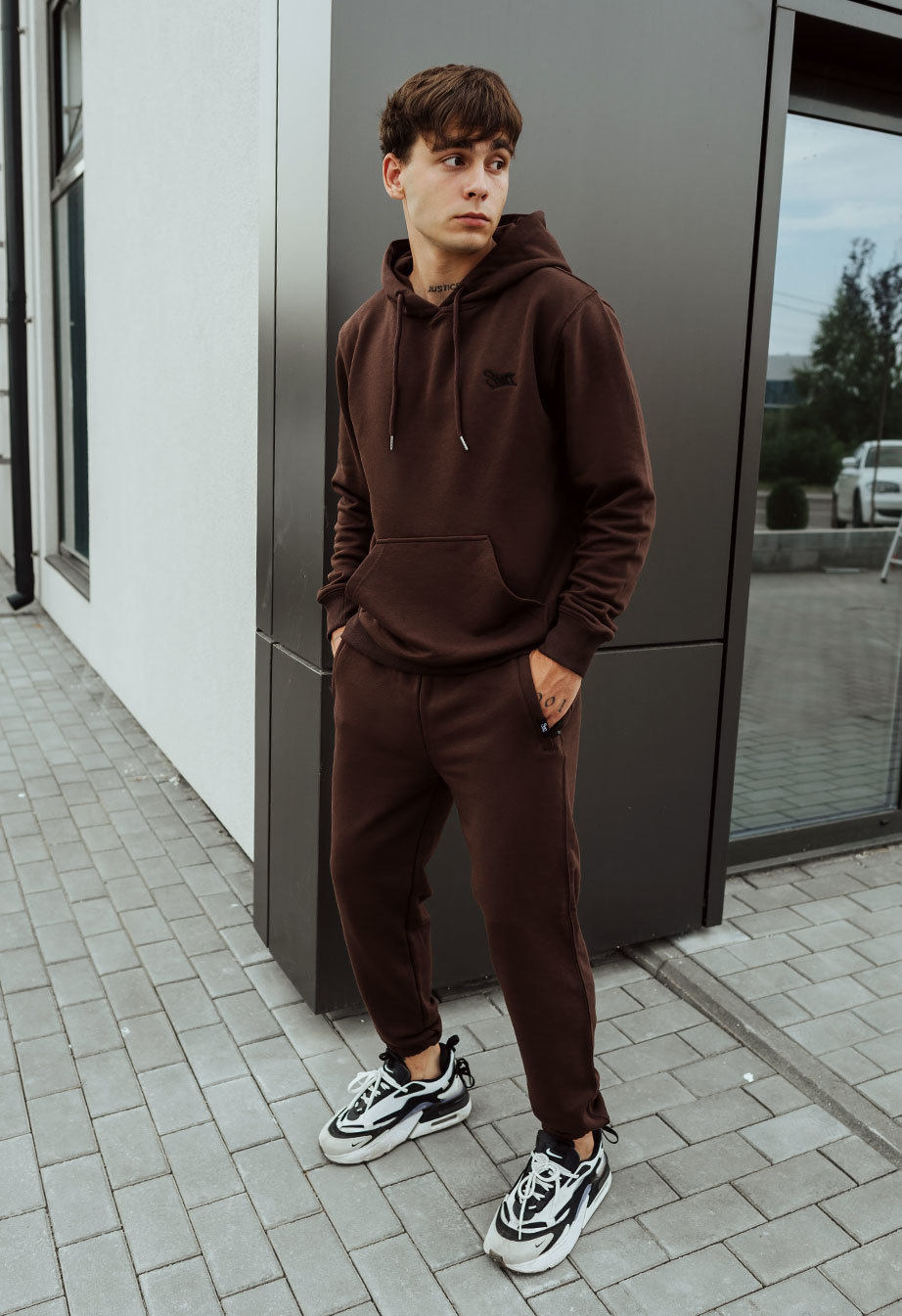 Dres sportowy Staff me brown logo