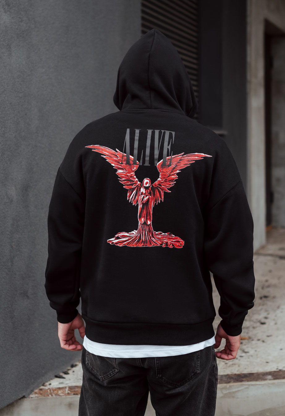 Bluza Staff alive oversize fleece