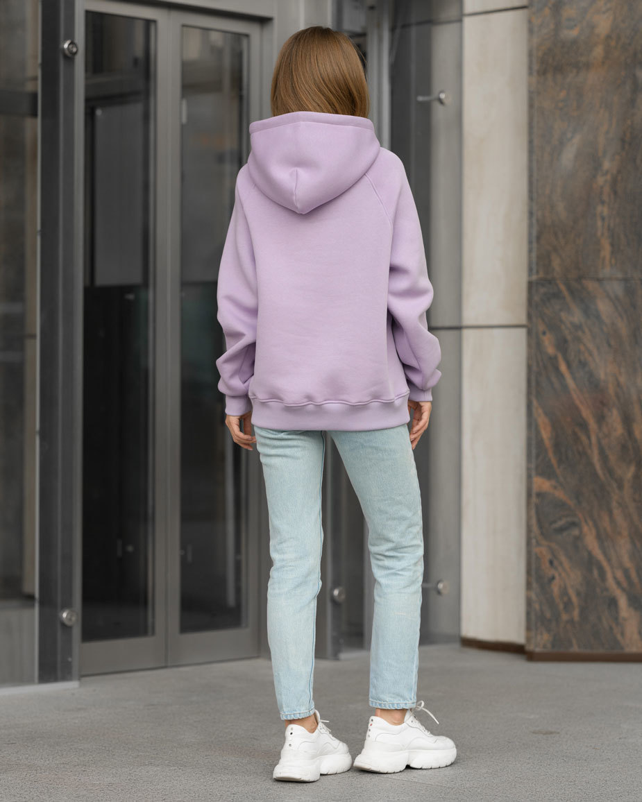 Damska bluza Staff original violet oversize fleece