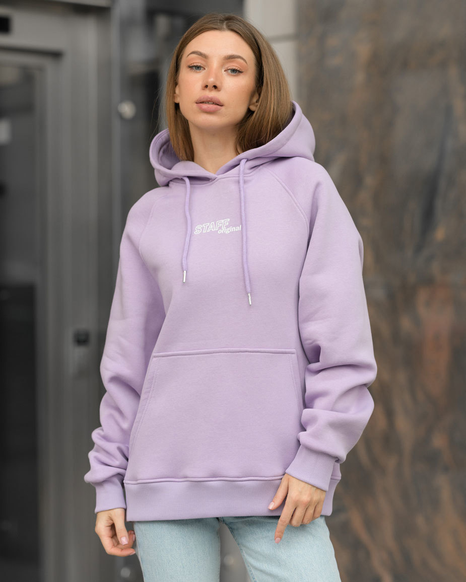 Damska bluza Staff original violet oversize fleece