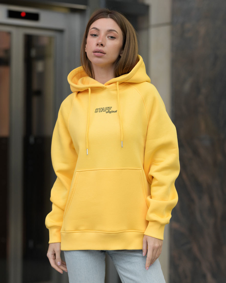 Damska bluza Staff original yellow oversize fleece