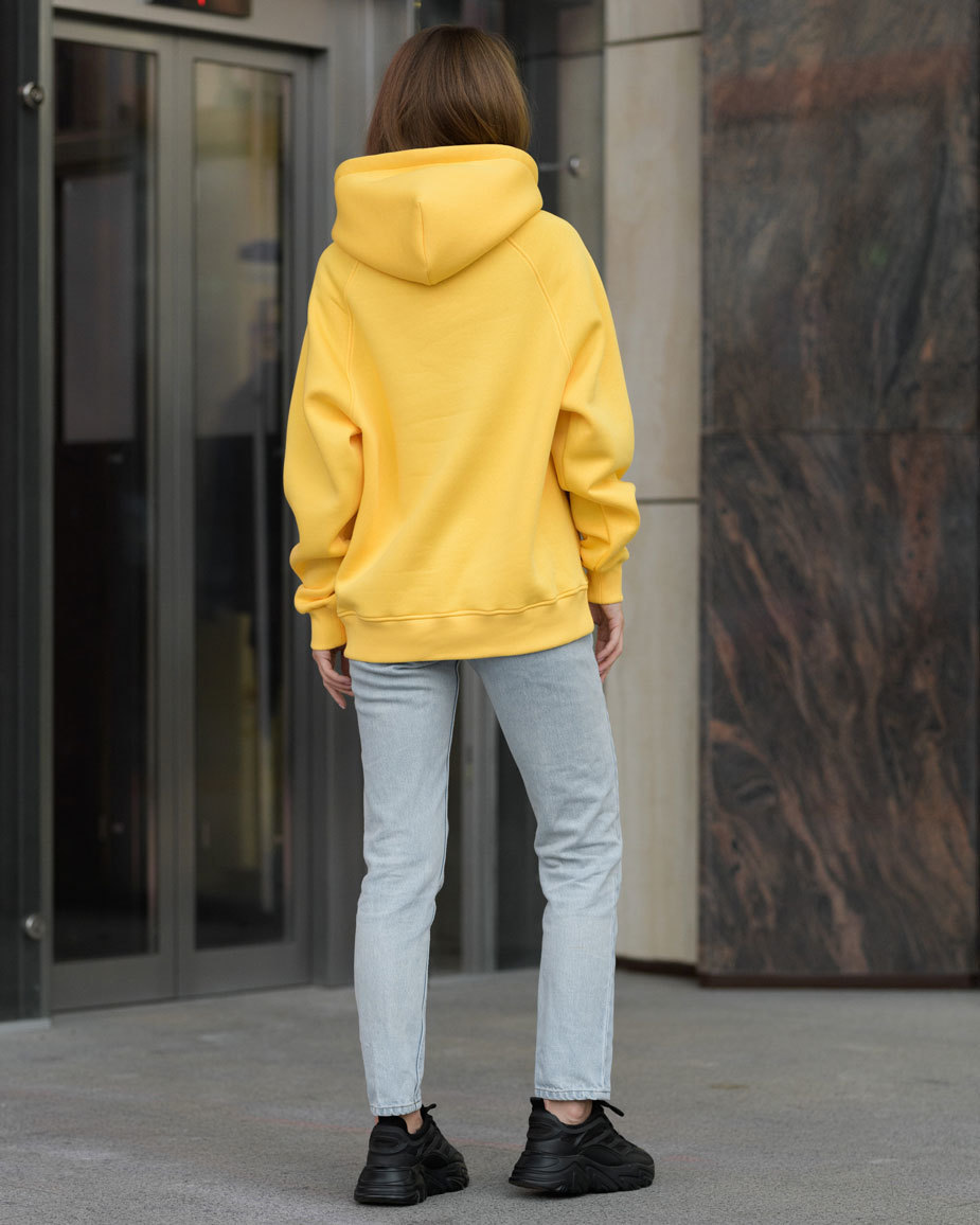 Damska bluza Staff original yellow oversize fleece