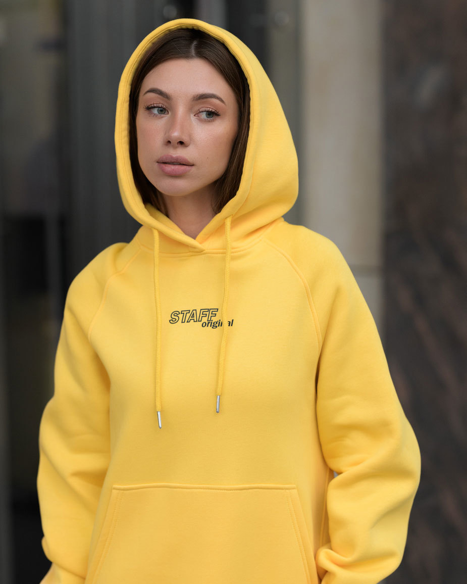 Damska bluza Staff original yellow oversize fleece